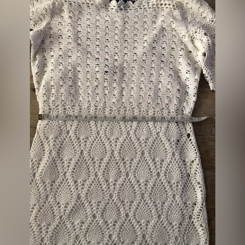 Ralph Lauren Hand-Crocheted Dress Size Large Retails $798 - Picture 6 of 7